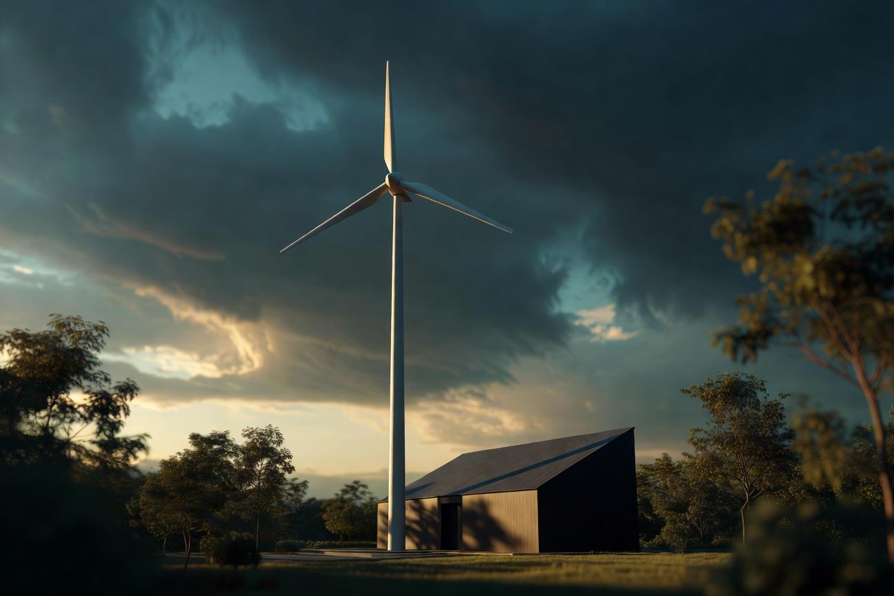 Mała turbina wiatrowa - kiedy ma sens?